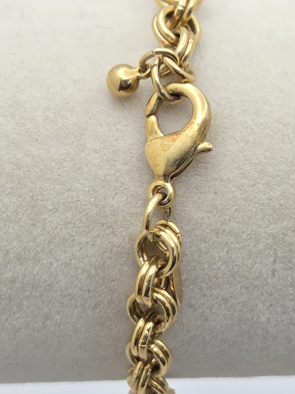 Vintage Avon Gold Tone Charm Bracelet Heart & Butterfly 7" - Picture 3 of 11